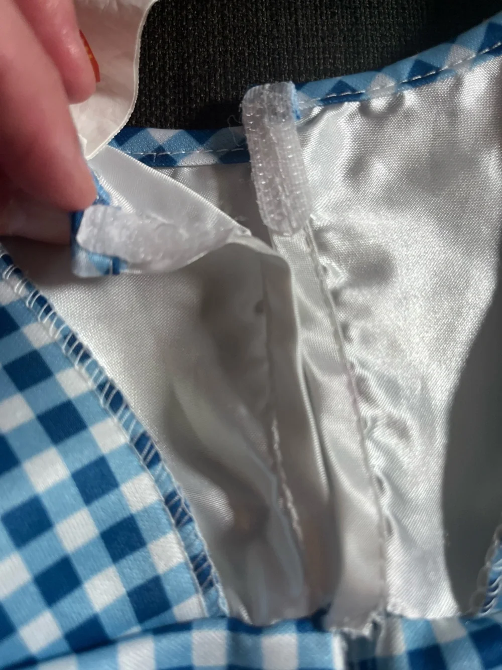 The Wizard of Oz Rubie’s Dorothy Costume Dress Blue Gingham Infant 6-12 Months - Picture 7 of 14